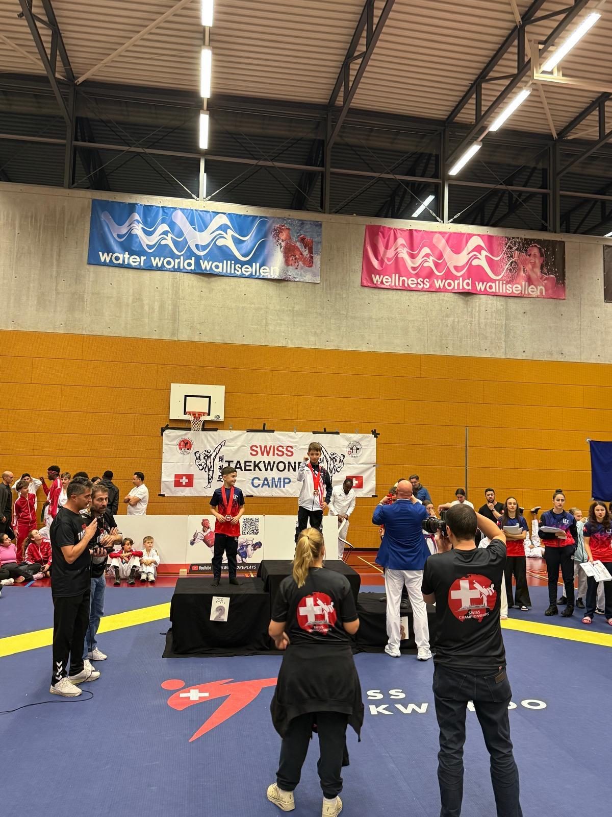 Siegerehrung Taekwondo Wettkampf