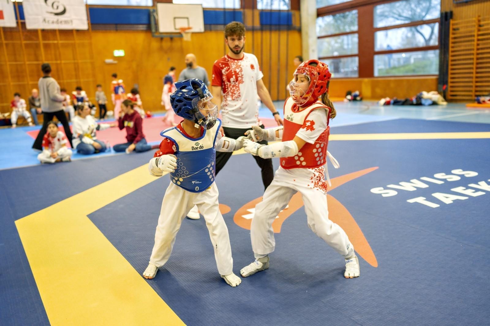 Sparring Wettkampf Taekwondo Glarus