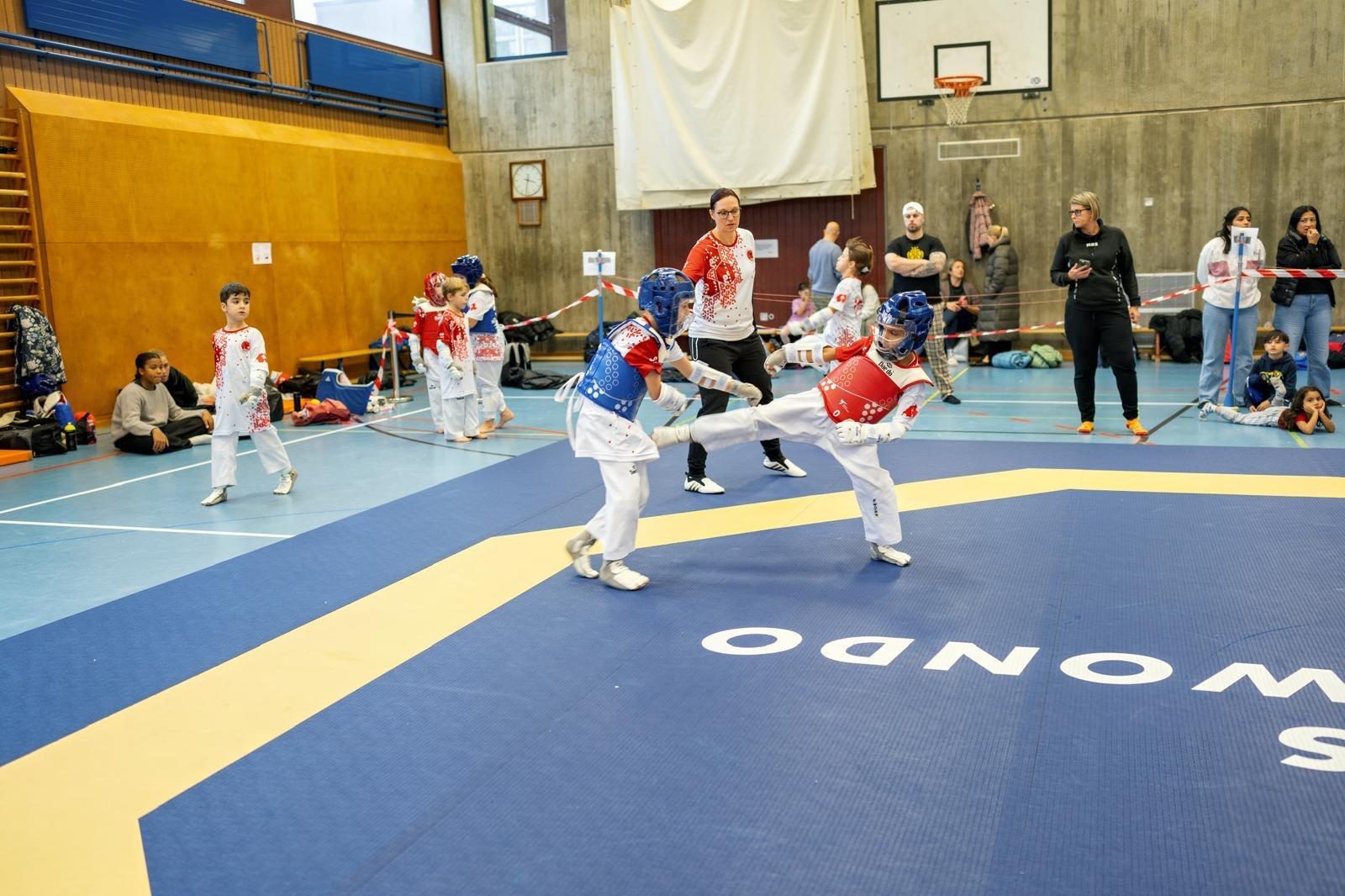Sparring Action Taekwondo Glarus