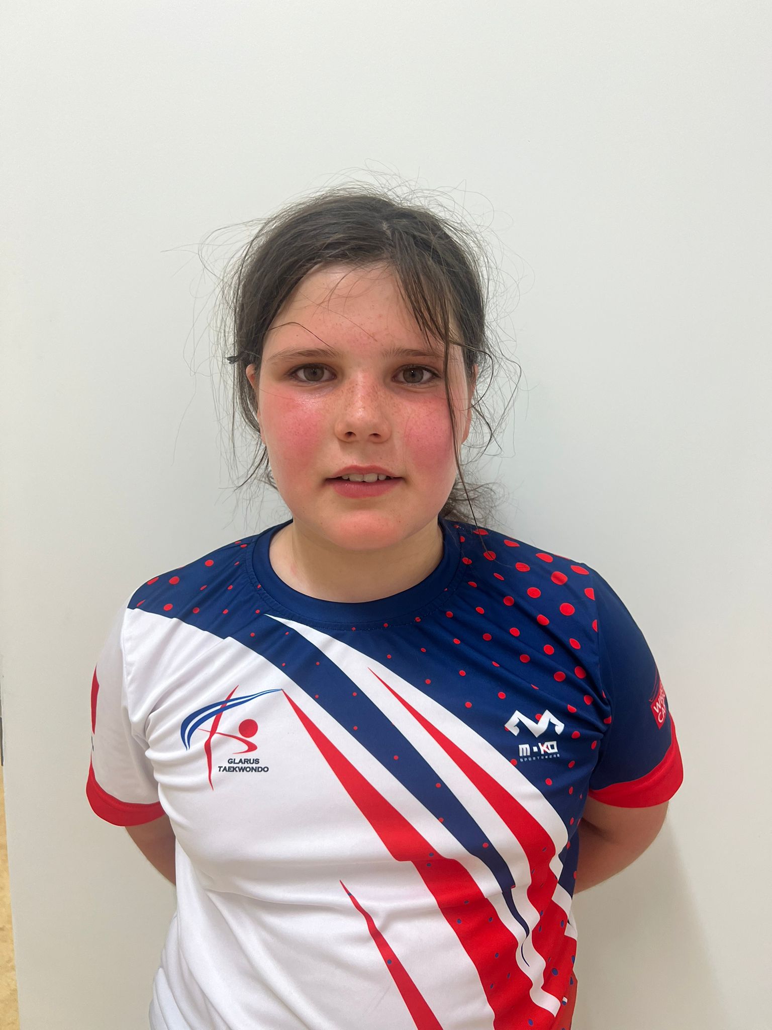 Laila Dietiker vom Kampf-Team Taekwondo Glarus